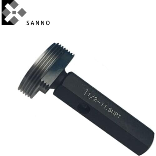 Ameriacn system screw measuring gauging tools go no go tapered pipe gauges NPT 1-1/4, NPT 1-1/2, NPT 3 thread plug gauge