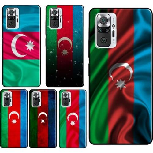 Azerbaijan Flag For Xiaomi Redmi Note 10 8 9 Pro Note 8T 9S Phone Case For Redmi 9T 9A 9C 8A 7A K40 Cover