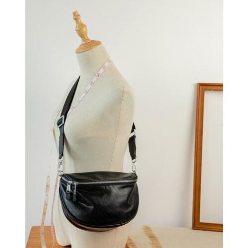 DAI.MM Womens bag 2020 new messenger bag fashion wild casual diagonal Oxford cloth waist bag brand shoulder canvas chest bag