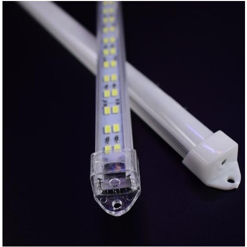 DC12V 5730 Cabinet Light Kitchen Light LED Bar Light Double Row LED Tube Strip With Shell + PC Cover