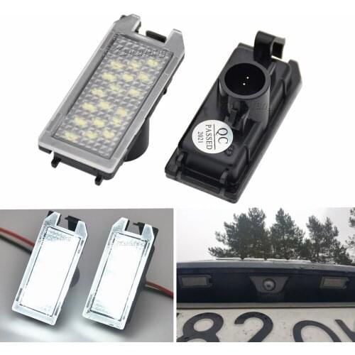 For Jeep Grand Cherokee 14-20 Compass Patriot 14-17 For Dodge Viper 13-17 SMD White Canbus Led License Number Plate Lights