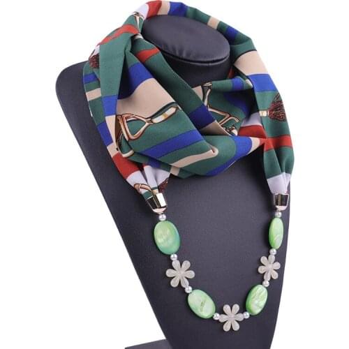 European and American Chiffon necklace, necklace, necklaces, necklaces, scarves, and scarves