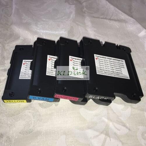 GC21K, GC21C, GC21M, GC21Y Compatible Geljet ink [Pigment ink] ink cartridge for GX7000 GX5050N GX5000 GX3050SFN... printers