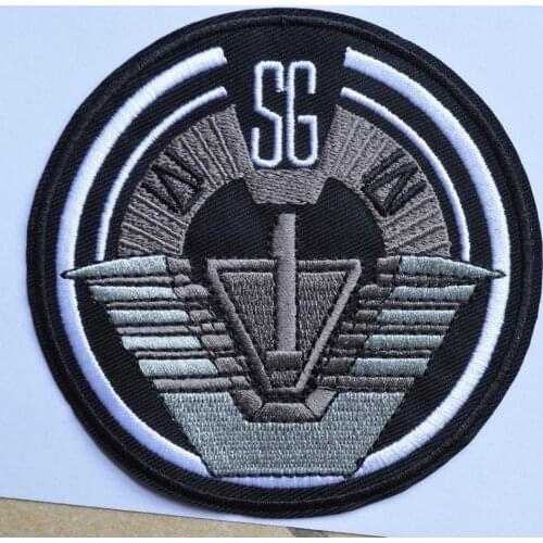 Hot! STARGATE SG1 Main Team Prop Uniform TV punk rockabilly Iron On patch (Size is about 10 cm)