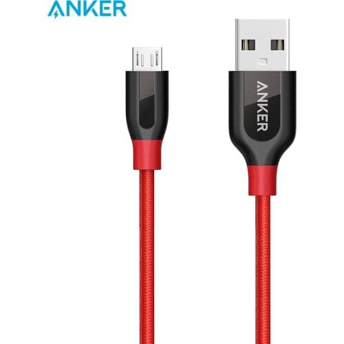 Anker Powerline+ Micro USB Premium Durable Cable [Double Braided Nylon] for Samsung, Nexus, LG, Motorola, Android Smartphones