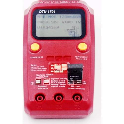 SMD Multifunction tester Transistor Tester MOSFET Triode LCR inductance resistance capacitance SCR ESR meter