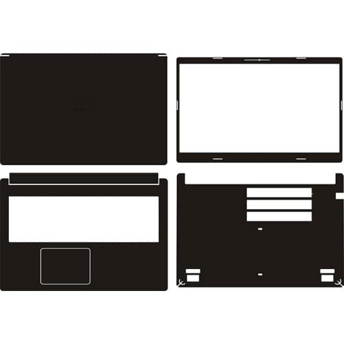 Carbon fiber Laptop Sticker Skin Decals Cover Protector for Acer S50-51 15.6"