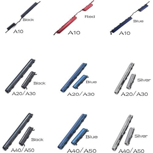 New Side Power On Off Button Volume Key Switch Button For Samsung A10 A105F A20 A205F A30 A305F A40 A405 A50 A750