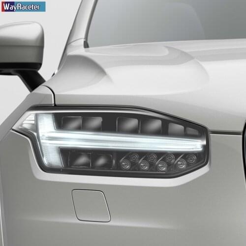2 Pcs Car Front Light Transparent TPU Sticker Headlight Protective Film For Volvo XC90 XC40 XC60 S60 S90 V60 V90 Accessories