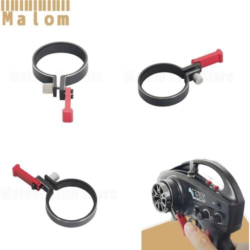 One-handed Control Adapter Steering Wheel Trigger Summit Transmitter for RC Crawler Controller Flysky NB4 Traxxas TQI TRX6 TRX-4