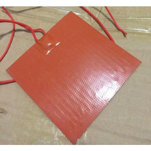 110v 1500w 550x400mm silicone riscaldatore letto heated bed silicone printer Anti freezing use of mechanical hydraulic device