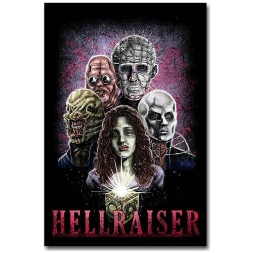 Lot style Choose Classic Movie HELLRAISER Film Print Silk Poster for Your Home Wall Decor 24x36inch
