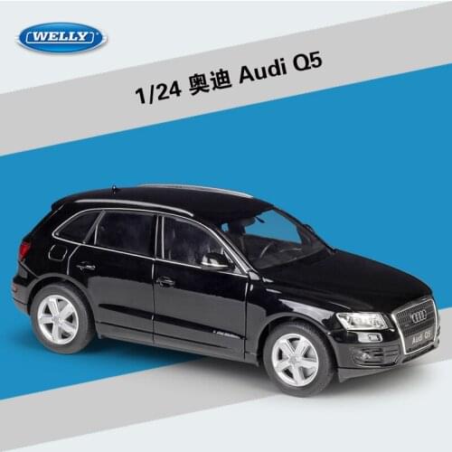 Welly Diecast 1:24 Scale Classic High Simulator Metal Model Car Audi Q5 SUV Alloy Toy Car Toys For Children Gift Collection
