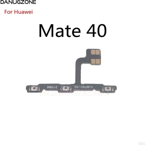 10PCS/Lot For Huawei Mate 40 Pro Power Button Switch Volume Button Mute On / Off Flex Cable
