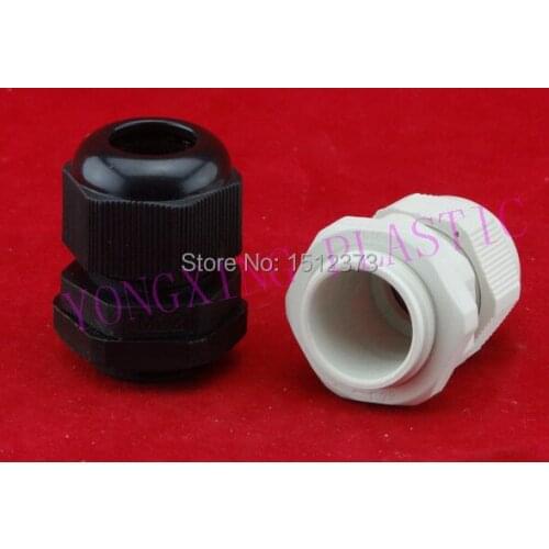 100 piece/lot PG13.5 plastic cable gladns nylon66 material PG type