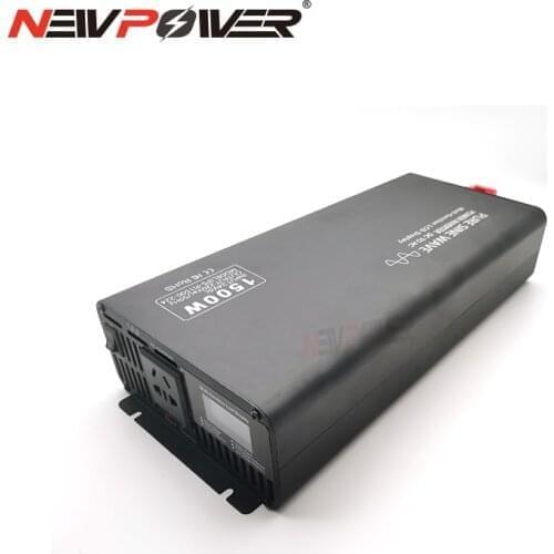 1.0KW 1.5KW 2.0KW Combined Charger Pure Sine Wave CPU 12V 24V 36V 48V 60V 72V DC TO 110V 120V 220V 230V AC Car Power Inverter