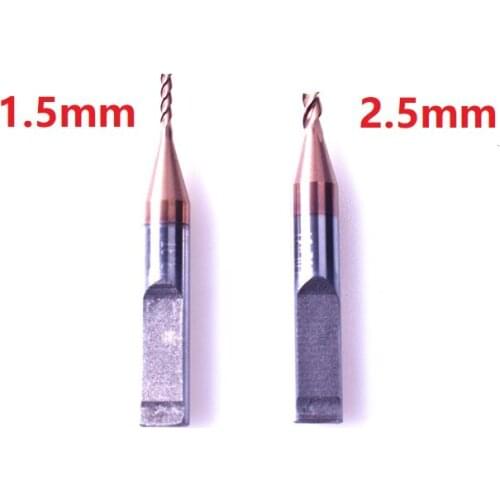 2pcs/lot Bianchi B994 "F" Jaw cutter 1.5mm 2.5mm KEYLINE 994 laser end milling cutter 33.401.C00.V