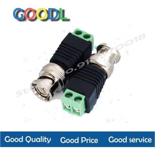 2PCS BNC Connector Green BNC Connector Monitoring Connector Camera Connector BNC Free Soldering BNC Head Adapter