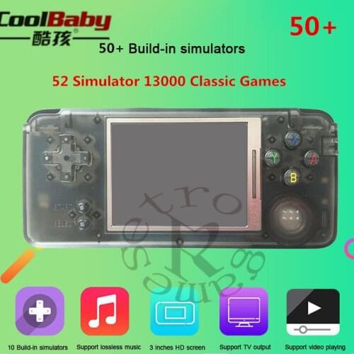 2019 NEW Portable Video Handheld Game Console 48GB Video Game Retro Handheld Game Player 52 Simulator 13000 Classic Games
