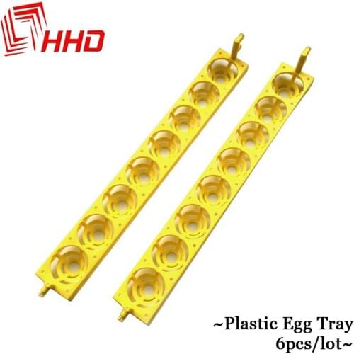 6 pcs 48 Cell Automatic Turn Chicken Quail Bird Plastic Incubator Tray for Brooder Hatcher Machine Poultry Tools Parts Accessory