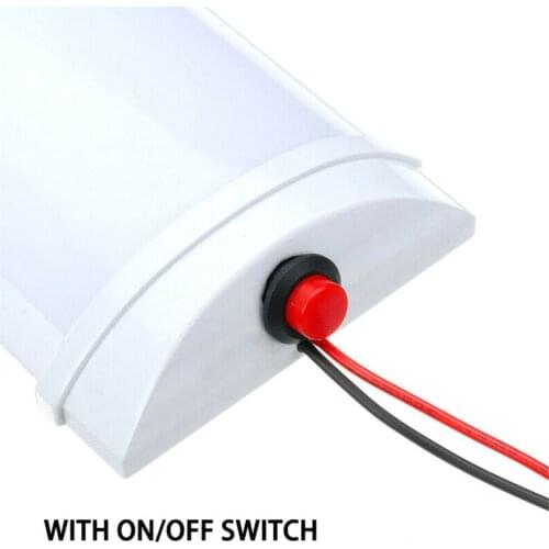 72-LED Reading Light DC 12V Interior Lamp Roof Ceiling Set 12W White 6500K