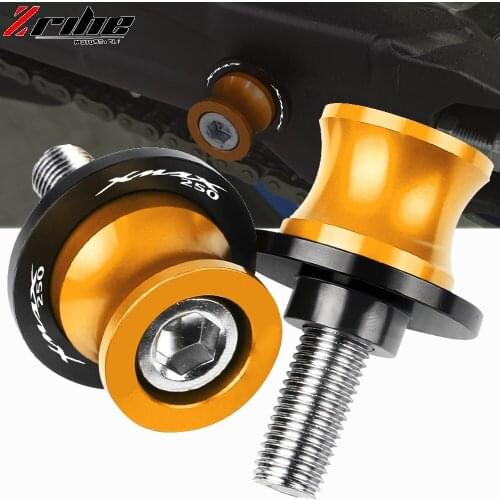 Motorcycle accessories XMAX 250 CNC Aluminum Stand Screws Swingarm Slider Spools For Yamaha XMAX X-MAX 250 300 XMAX250 all years