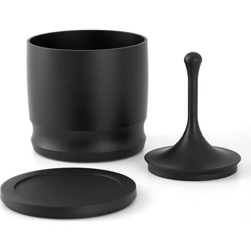 CAFEDEKONA Aluminum Catch Cup Evenly Distributed Coffee Powder Dosing Cup Hopper Cup Grinder Auxiliary Tool Coffee Equipment