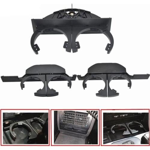 Car Drink Cup Bottle Dual Holder 51168184520 51168190205 51168190206 For BMW E39 5 Series 1997-2003 520i 525i 528i 520d 525d
