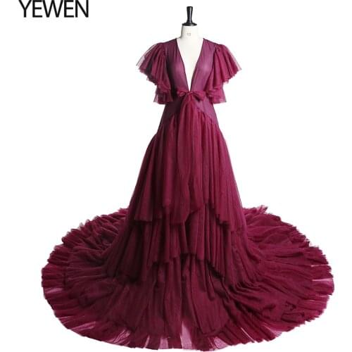 Maternity Photoshoot Dress for Pregnancy Photography sessions large in red purple gray green yellow pink white