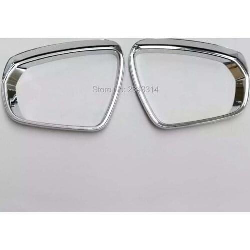 For 2017 2018 Peugeot 3008 ABS Chrome Door Side Wing Mirror Eyebrow Rearview Mirror Eyelid Protector Cover Car Styling Accessory