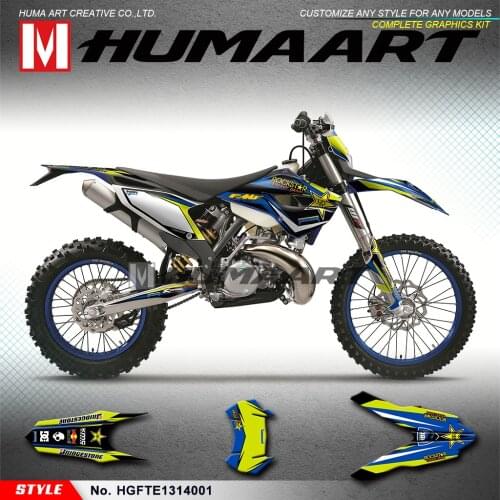 HUMAART MX Graphics Kit Stickers for Husaberg TE FE 125 250 300 350 450 501 TE125 TE250 TE300 FE250 FE350 FE450 FE501 2013 2014