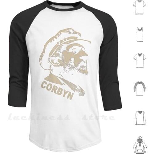 Jeremy Corbyn Lenin Style Soviet Print-Cool Socialist Print Hoodies Long Sleeve Tuc Labour Unions