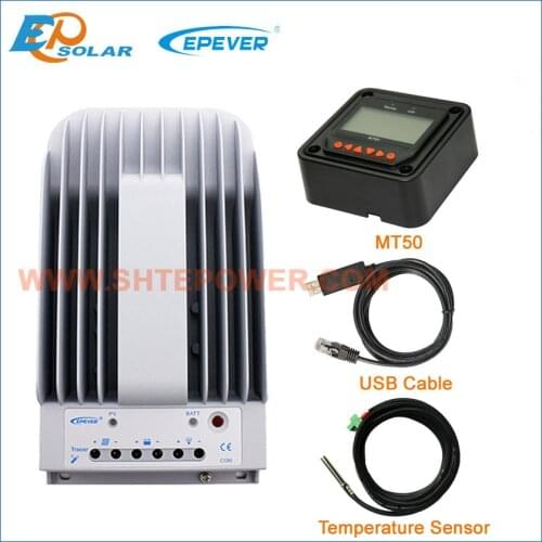 EPEVER Tracer 4215BN MPPT 40A solar controller including MT50 USB and Sensor cable