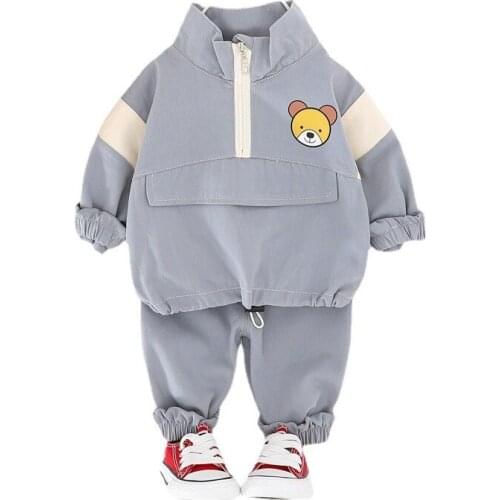 Fashion Kids Clothing Spring Autumn Baby Boy Clothes Suit Girls Casual Jacket Pants 2Pcs/Set Toddler Costume Children Tracksuits