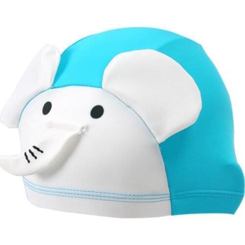 Summer Swimming Caps Cartoon Animal Shape Anti-slip Hat For Children Kids Headwear Swimming Equipment Kids Children Gift
