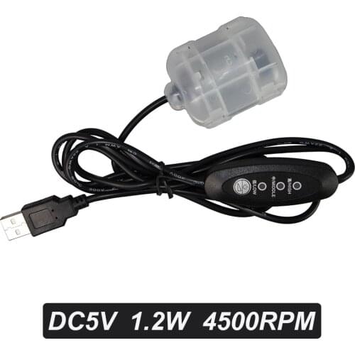 Micro Vibration Motor Massage Instruments DC 5V 3 Stage Speed Regulation With USB Controller Switch Frog Feeder