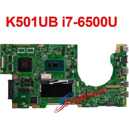 For ASUS K501U K501UX K501UB Mainboard i7-6500U 8GB GTX940M motherboard 100% TESED OK