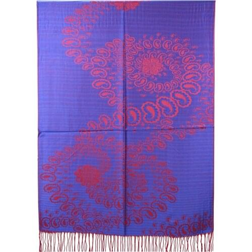 Chusty i Szale Tippet Women Shawl Scarf Jacquard Chal Mujer Kashmir Paisley Femme Muffler Stole Gifts Mum
