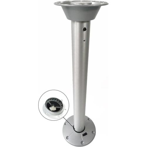 Movable Rv Motorhome Parts Cypress Table Leg And Base System For Commercial Vehicles Camper Boat Pontoon