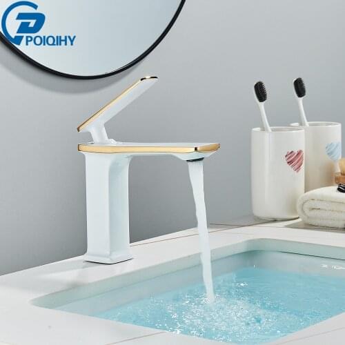 Poiqihy Gold Bath Faucets