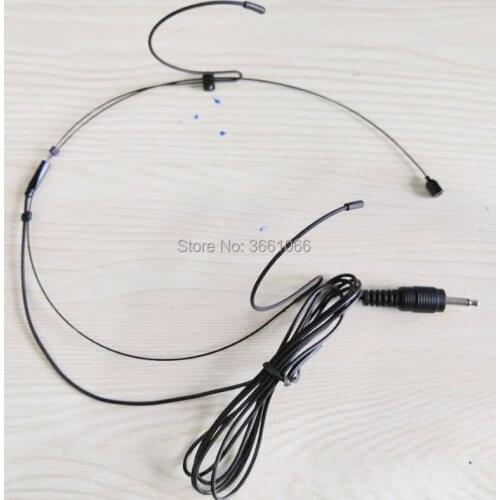 Professional 3.5mm Jack Dual Earhook Headworn Headset Microphone Mic For FM Karaoke Wireless Bodypack Computer PC Laptop Camera