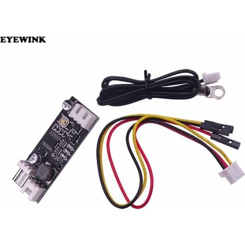 DC 12V PWM Speed Controller Fan Speed Governor 2-3 Wire Computer Temperature control Switch for PC CPU Cooler Fan Alarm STK IC