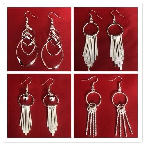 LosoDo Earring fashion jewelry new style hot sale Retro national style Miao silver earring Simple fashion for women earrings