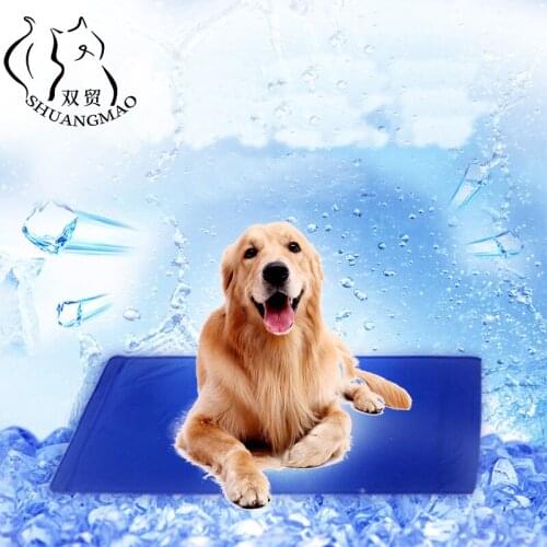 SHUANGMAO Pet Dog Cooling Mat Summer Ice Mats Cat Sofa Mats Small for Teddy Mattress Cushion Cooler Dogs Bed Large Keep Washable