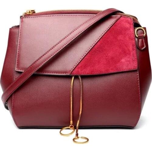 Vintage Soft Cowhide Leather Handbags Women Crossbody Bags High Quality Elegant Lady Shoulder Messenger Bags Luxury Designer Bag