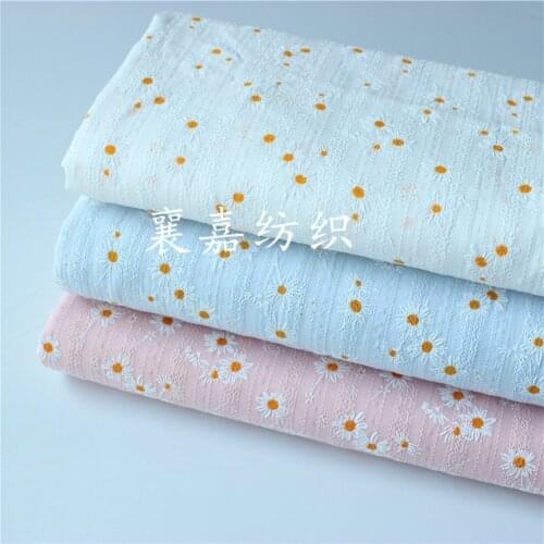 140x 50cm Cotton Jacquard Texture Making Skirt Childrens Clothing Sewing Fabric Handmade DIY Cloth for Dress