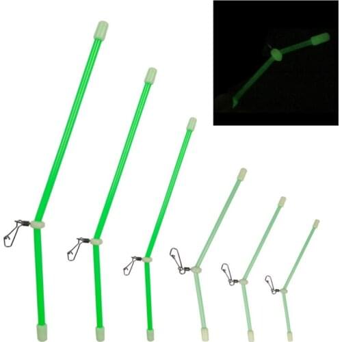 5pcs Fishing plastic tube balance bracket plastic luminous fishing group night fishing elbow sea fishing balance connector