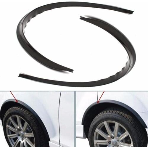 80% Hot Sale 2Pcs Universal Carbon Fiber Wheel Eyebrow Strip Arch Trim Fender Flare Protector