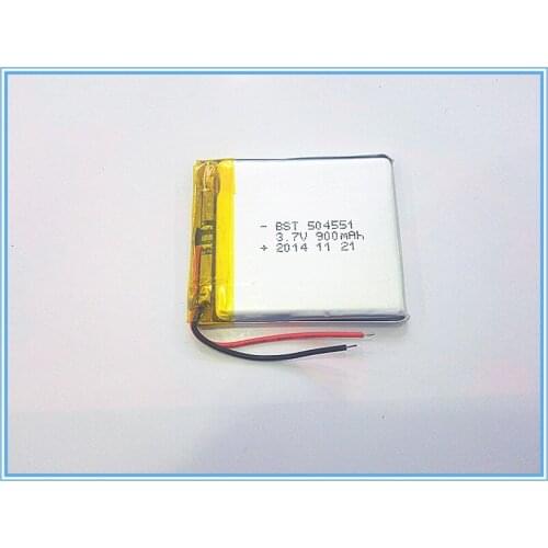 Tablet battery 900MAH 504551 MP3 MP4 Battery Lithium battery 3.7V battery GPS rechargeable