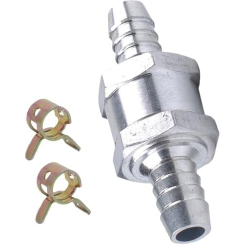 Aluminum Valve Fuel Check Valve For Petrol Gas Oil Diesel Water, 8mm